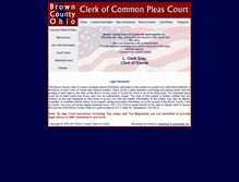 Tablet Screenshot of browncountyclerkofcourts.org